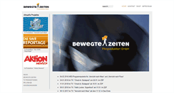 Desktop Screenshot of bewegtezeiten.de